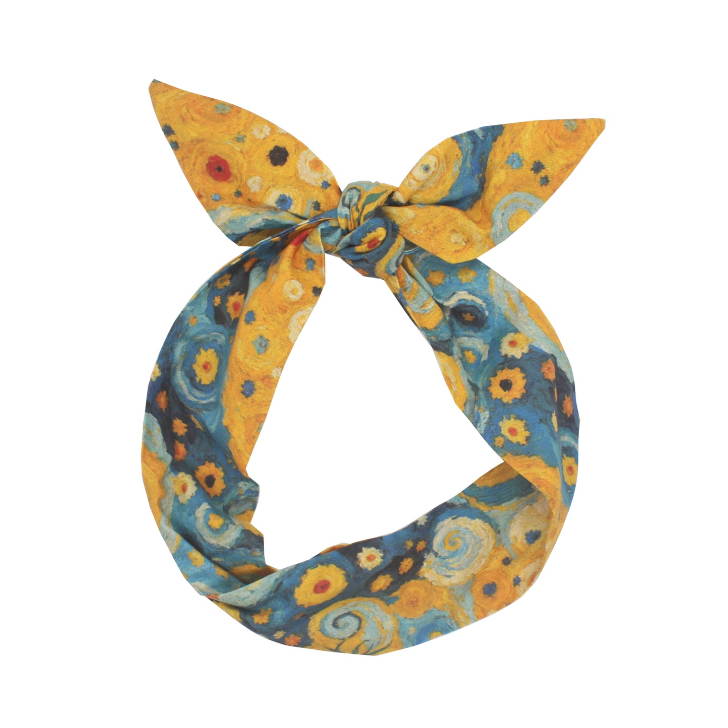 Cotton Pattern Wired Headband Art1