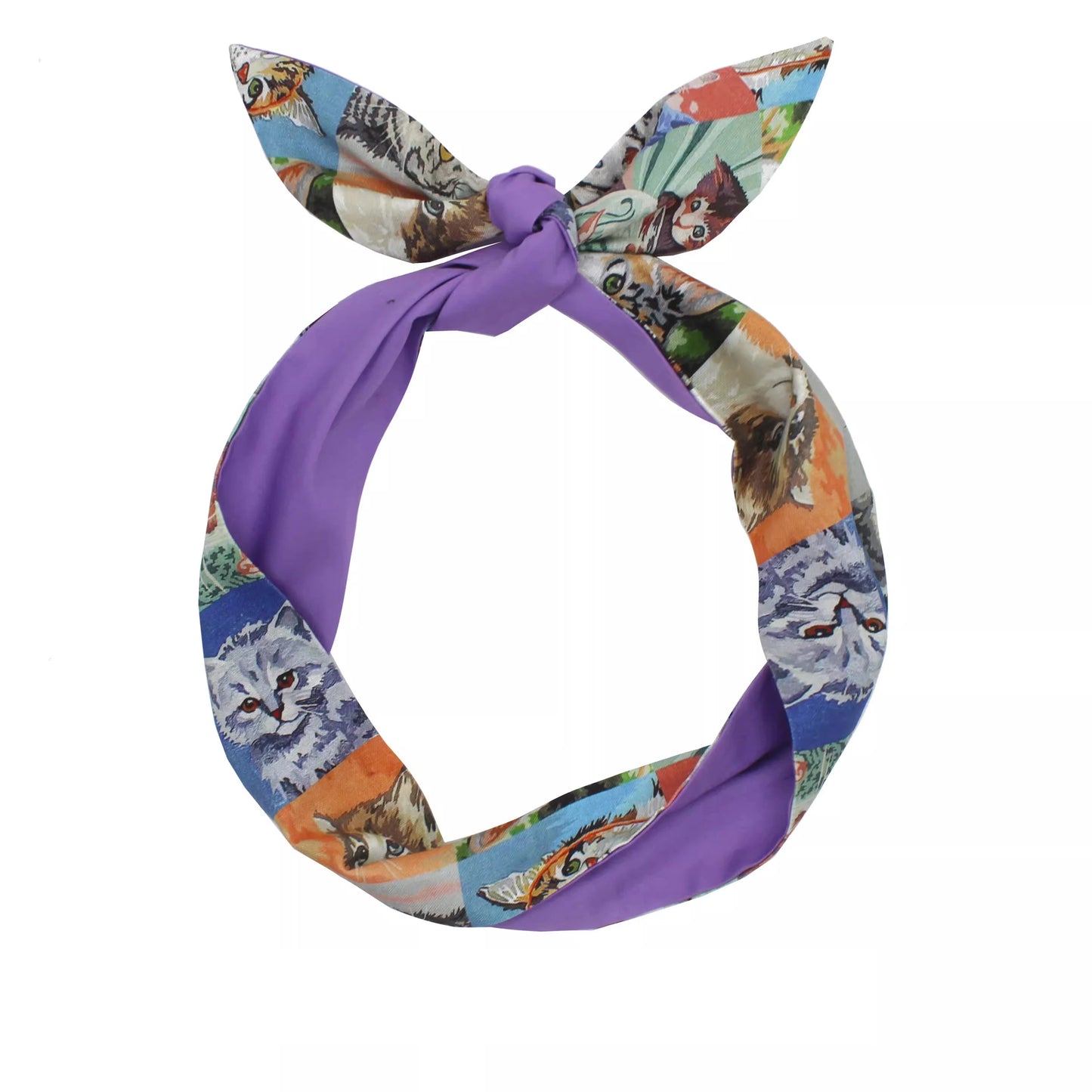 Cotton Pattern Wired Headband Art2