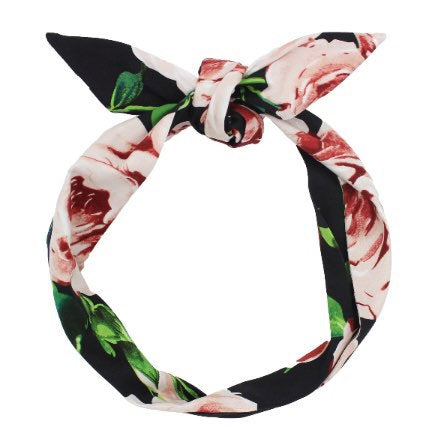 Cotton Pattern Wired Headband Art2