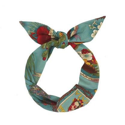 Cotton Pattern Wired Headband Art1