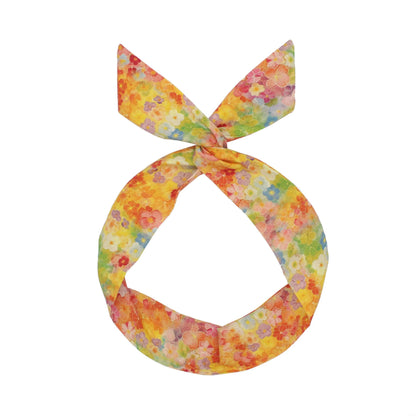 Cotton Pattern Wired Headband Art2