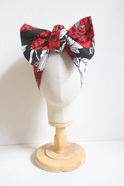 Cotton Pattern Extra Large Wired Headband