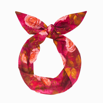 Cotton Pattern Wired Headband Art2