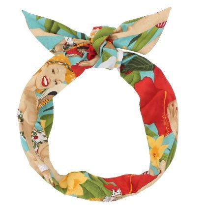 Cotton Pattern Wired Headband Art4