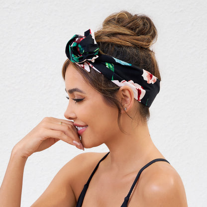 Cotton Pattern Wired Headband Art2