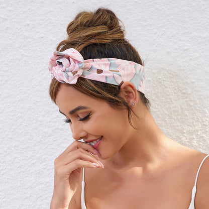 Cotton Pattern Wired Headband Art2
