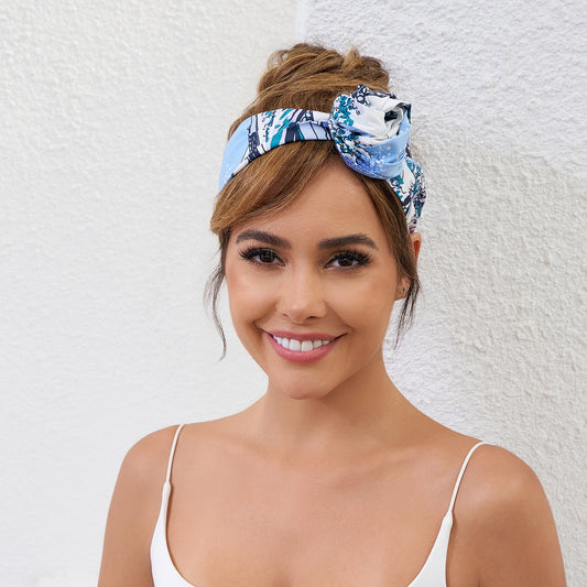 Cotton Pattern Wired Headband Art3
