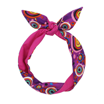 Cotton Pattern Wired Headband Art1