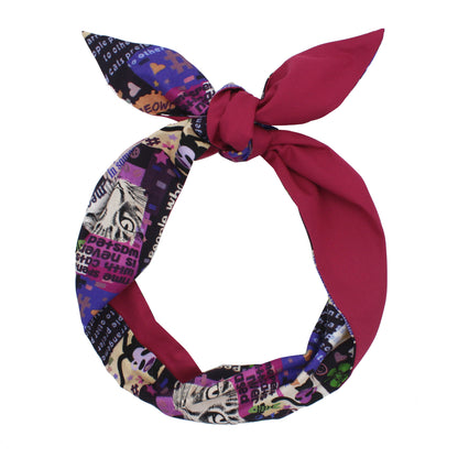 Cotton Pattern Wired Headband Art2