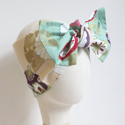 Cotton Pattern Extra Large Wired Headband