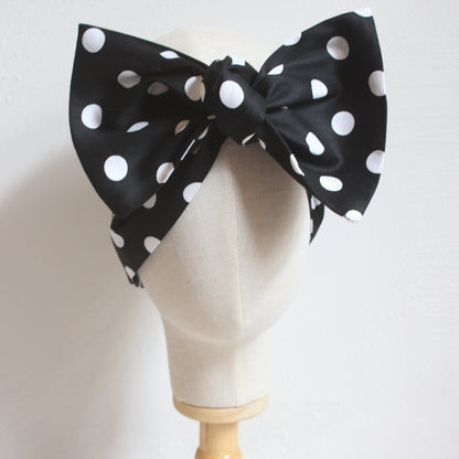 Cotton Pattern Extra Large Wired Headband