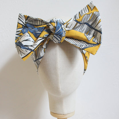 Cotton Pattern Extra Large Wired Headband
