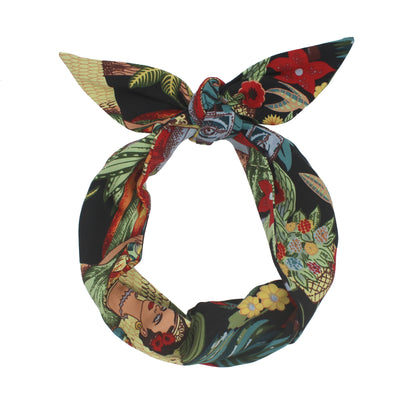 Cotton Pattern Wired Headband Art1