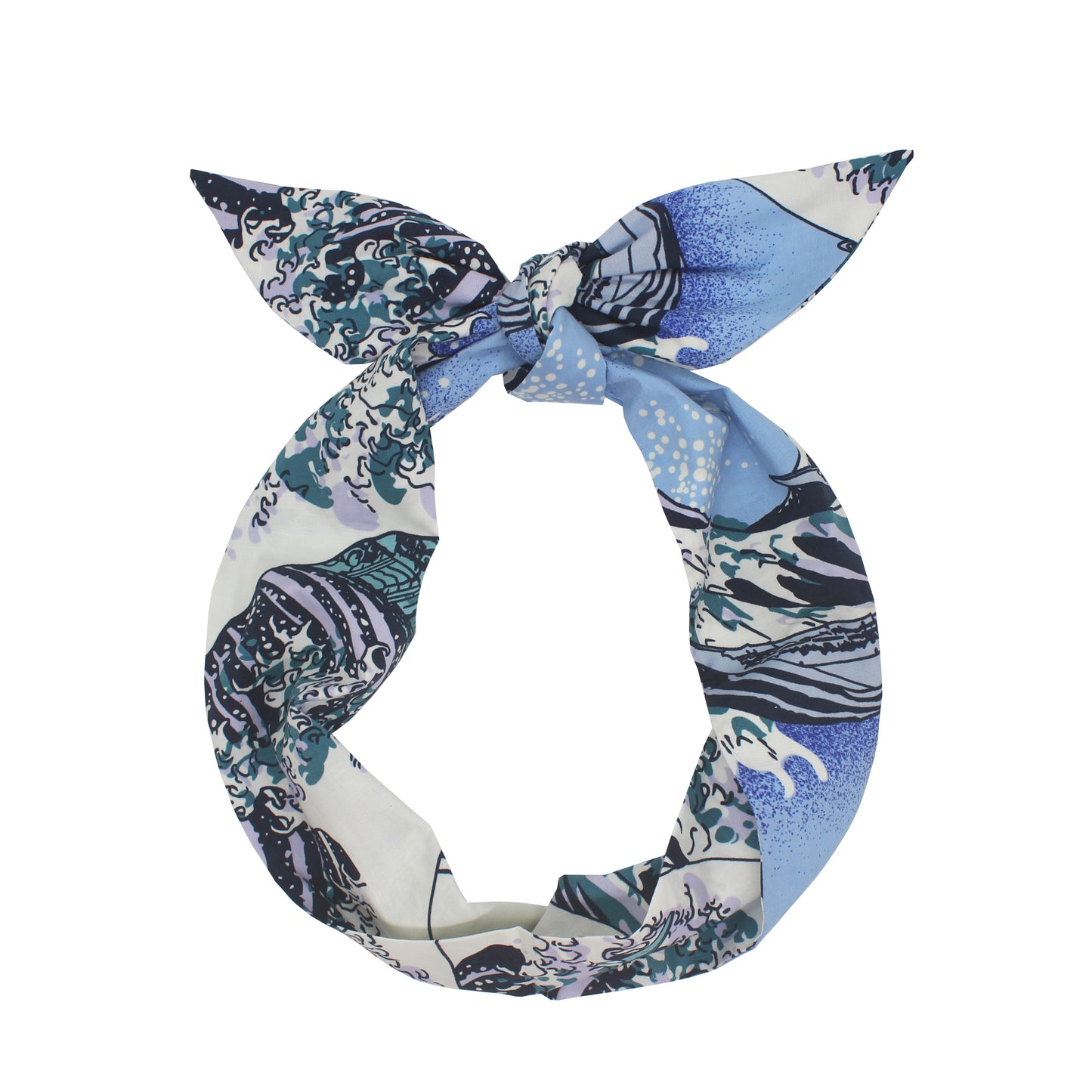 Cotton Pattern Wired Headband Art3