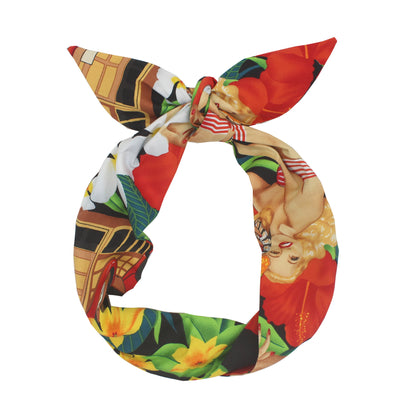 Cotton Pattern Wired Headband Art1