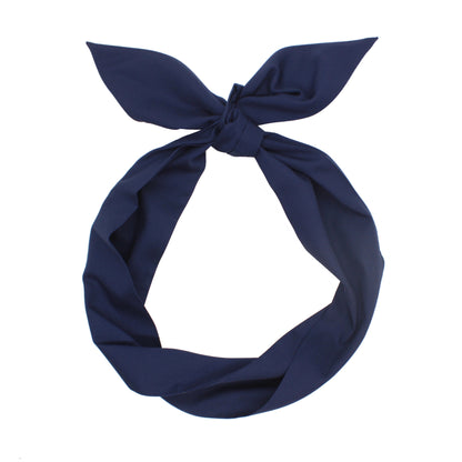 Cotton Solid Color Wired Headband