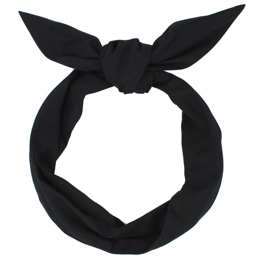 Cotton Solid Color Wired Headband