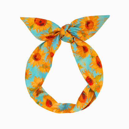 Cotton Pattern Wired Headband Art2
