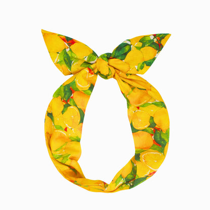 Cotton Pattern Wired Headband Art2