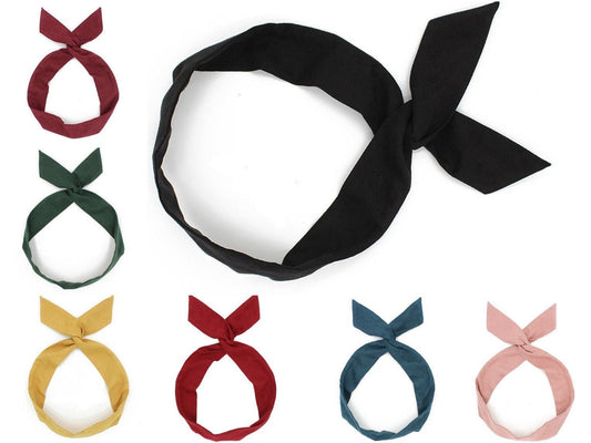 Faux Suede Wired Headband