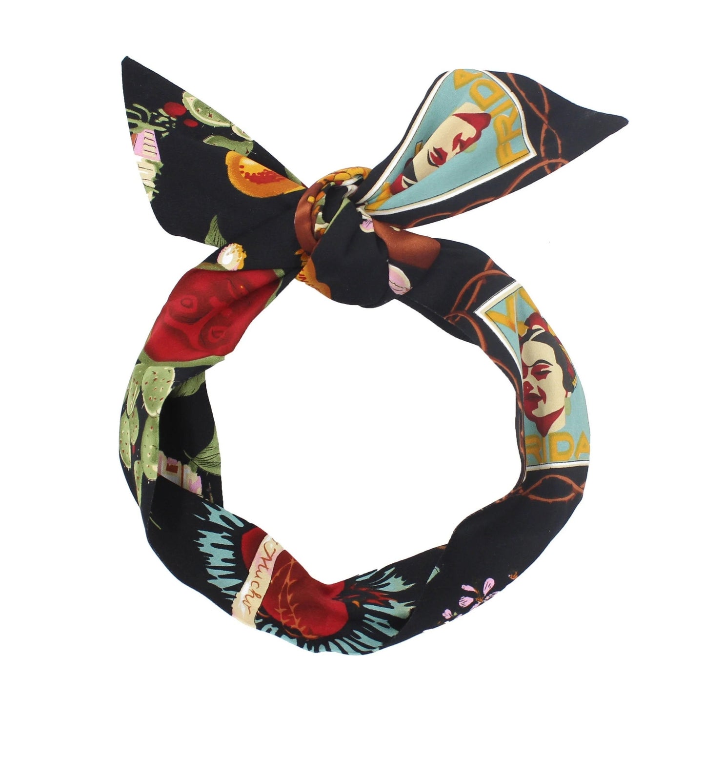 Cotton Pattern Wired Headband Art2